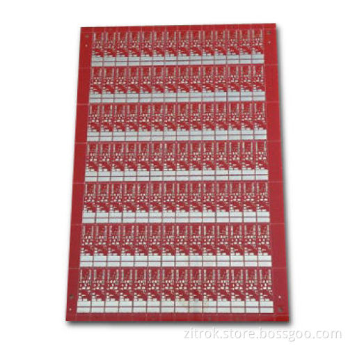 Quick-turnaround PCB with Red Soldermask and Prototype PCB Service